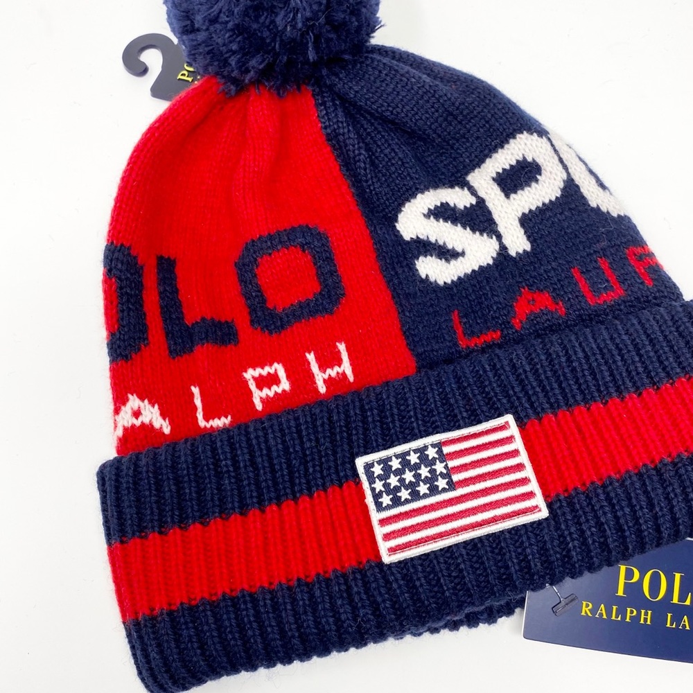 POLO RALPH LAUREN Polo Sport Knit Pom-Pom Hat - Picture 2 of 11
